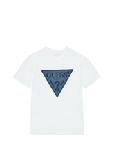 GUESS 1 USCITA Guess Ls T-Shirt Bambino - Bianco Bianco